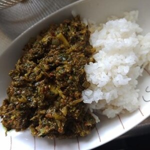 残り野菜と豆腐入りのドライカレー